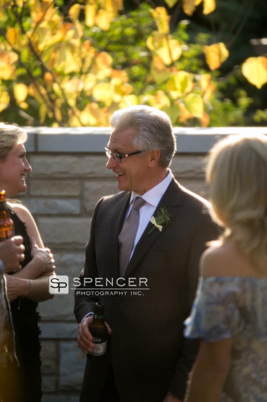  groom at his wedding reception in shaker heights