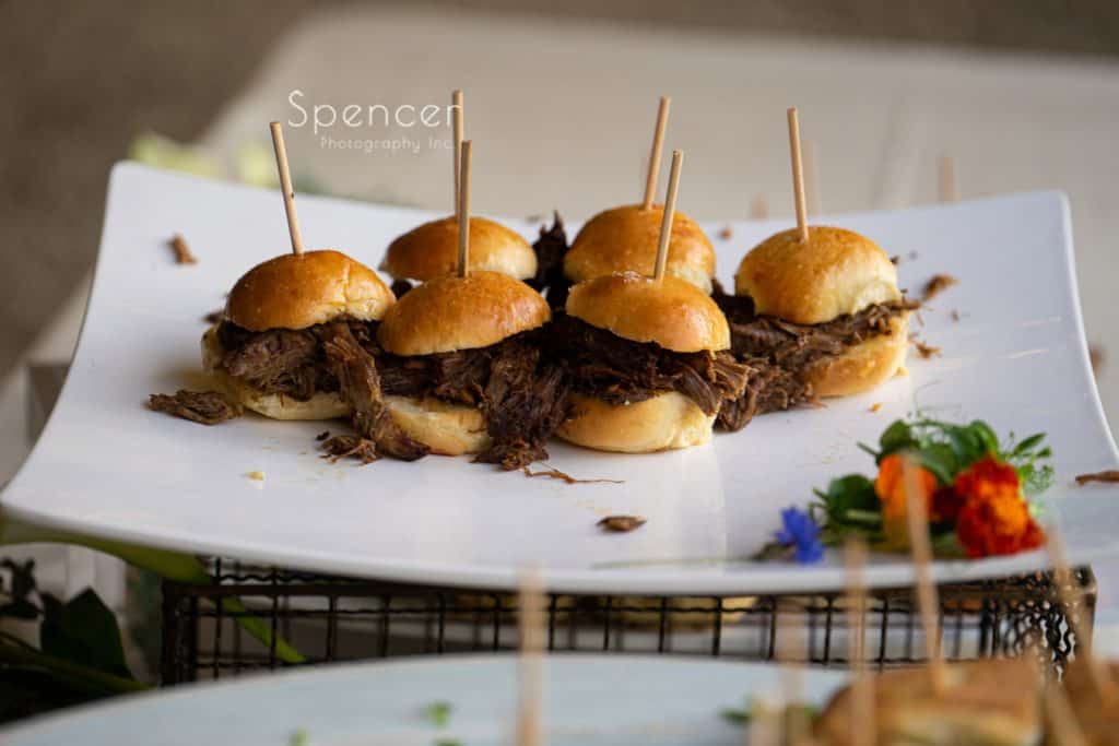 Nosh Catering platter at Thorncreek wedding reception