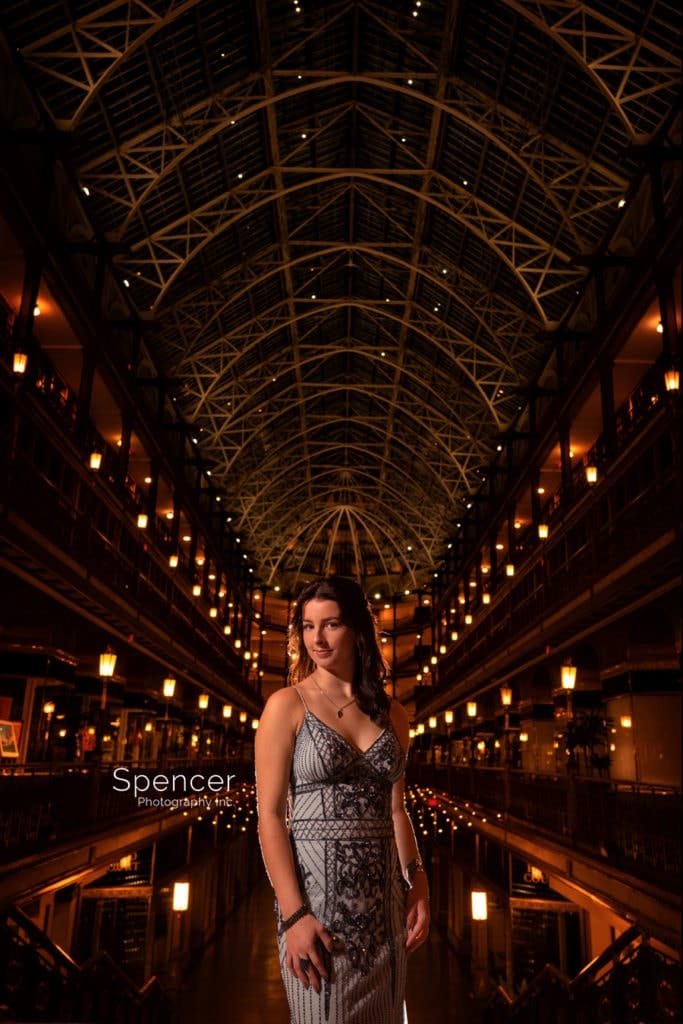 Senior picture in Arcade in Cleveland