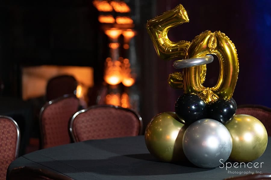 balloons at birthday party at Cleveland House of Blues